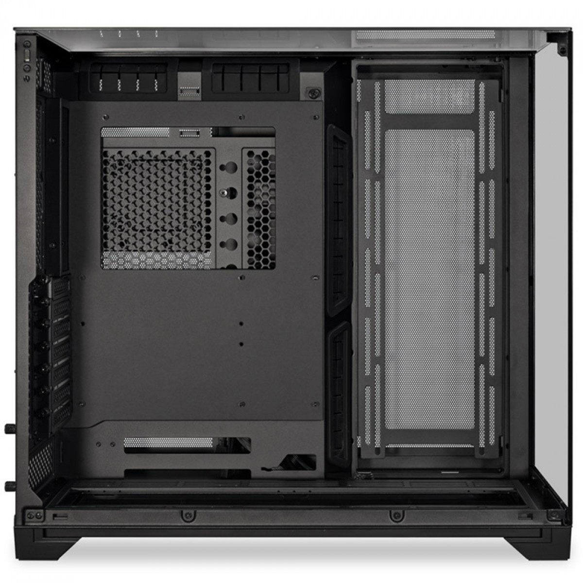 Gabinete Gamer Lian Li O11 Vision, Mid Tower, Vidro Temperado, E-ATX, Black, Sem Fonte, Sem Fan, O11VX BLACK
