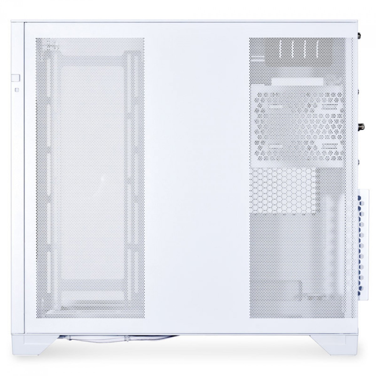 Gabinete Gamer Lian Li O11 Vision, Mid Tower, Vidro Temperado, E-ATX, White, Sem Fonte, Sem Fan, O11VW WHITE