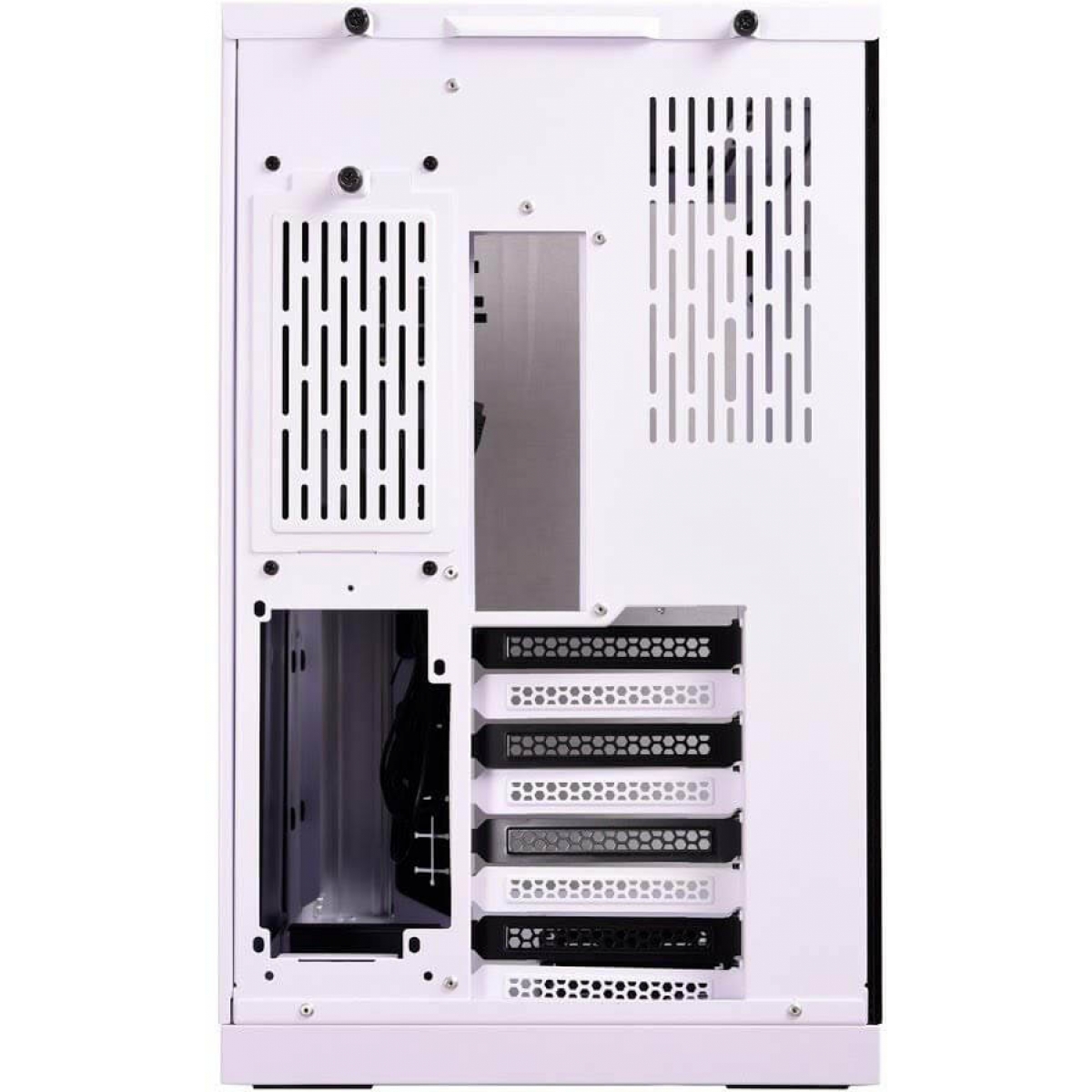 Gabinete Gamer Lian Li Dynamic, Mid Tower, Vidro Temperado, White, Sem Fonte, Sem Fan, PC-O11DX