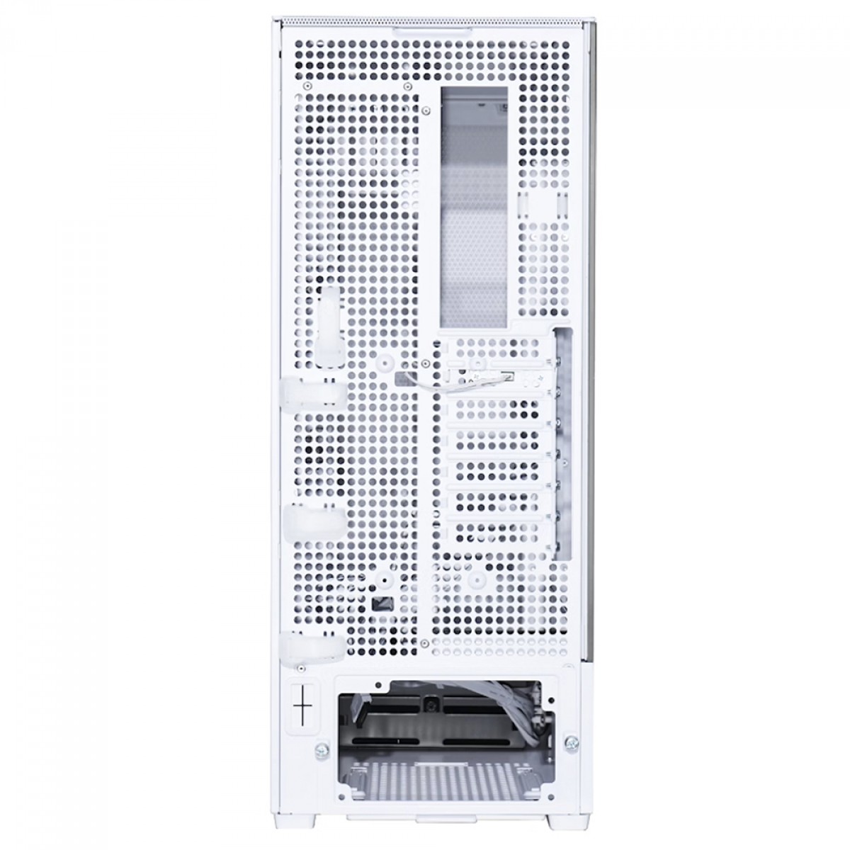 Gabinete Gamer Lian Li SUP01, ARGB, Mid Tower, Vidro Temperado, ATX, Sem Fonte, Com 3 Fans, Branco, SUP01W