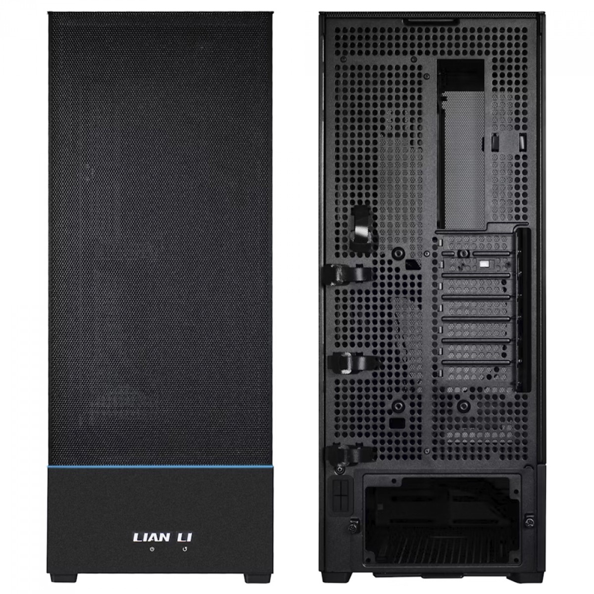 Gabinete Gamer Lian Li SUP01, ARGB, Mid Tower, Vidro Temperado, ATX, Sem Fonte, Com 3 Fans, Preto, SUP01X