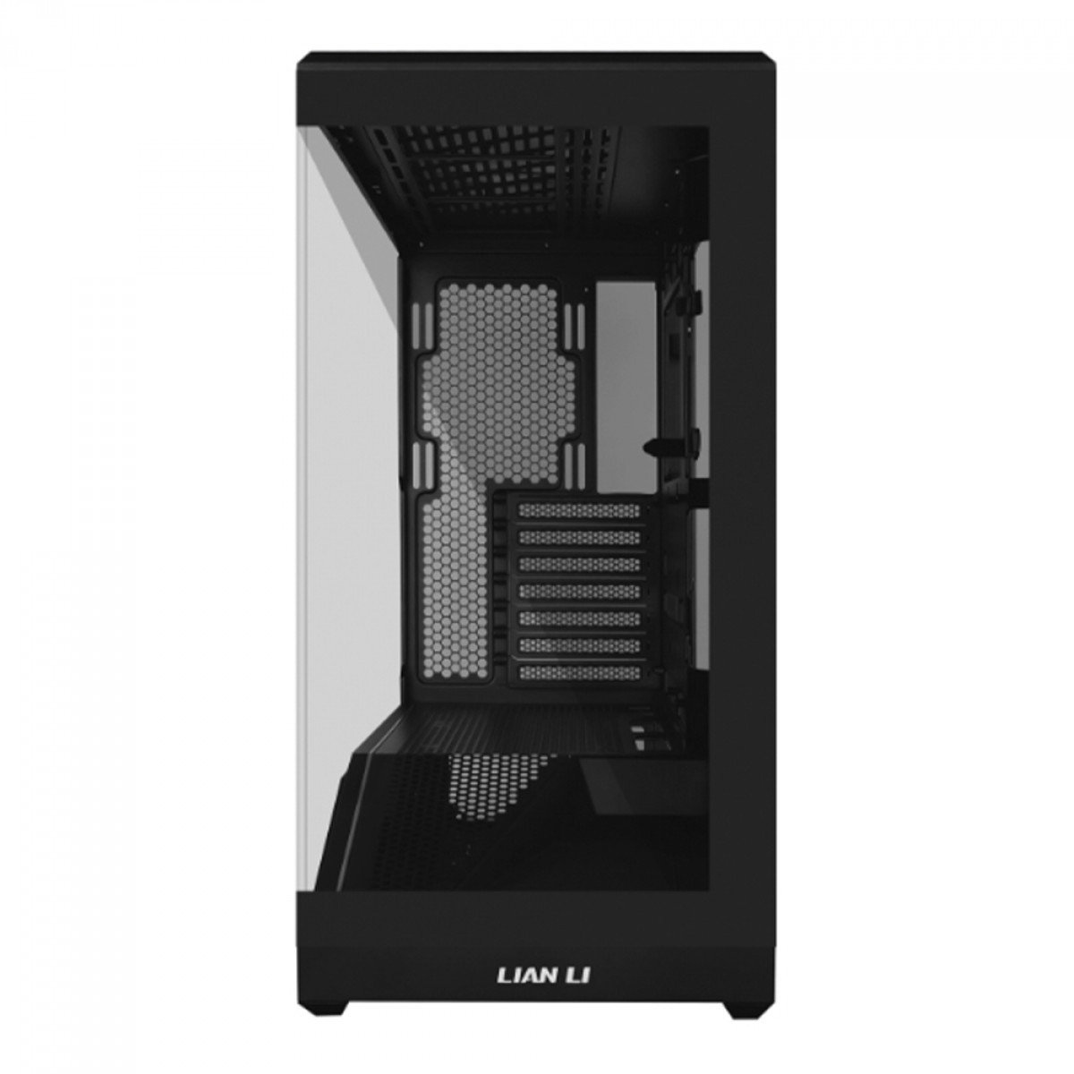 Gabinete Gamer Lian Li Vector V100, RGB, Mid Tower, Vidro Temperado, E-ATX, Sem Fonte, Sem Fan, Black, V100X