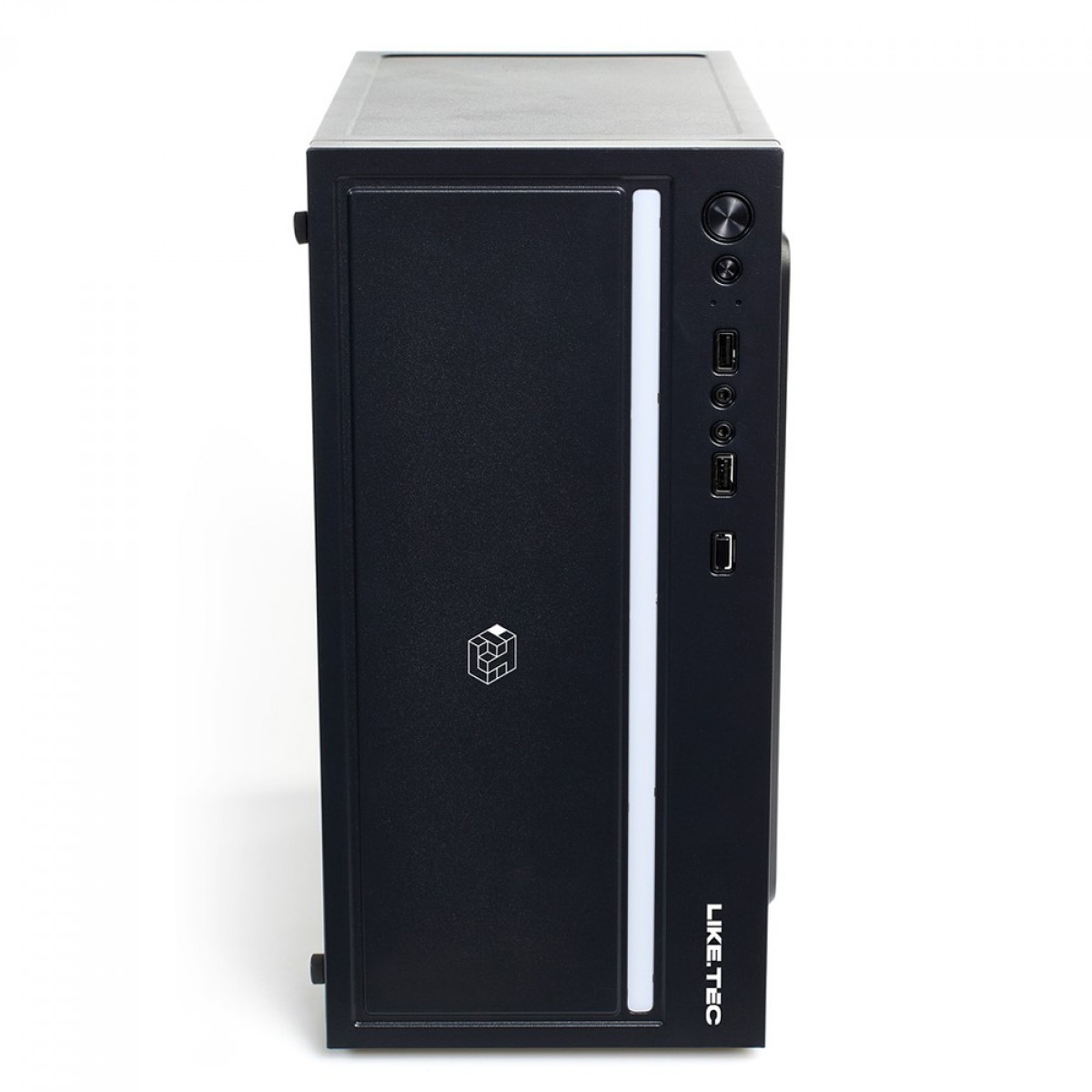 Gabinete Gamer Liketec Craft RGB, Mid Tower, Acrílico, M-ATX, Black, Sem Fonte, Sem Fan, LC-MT-CRAFT-2021