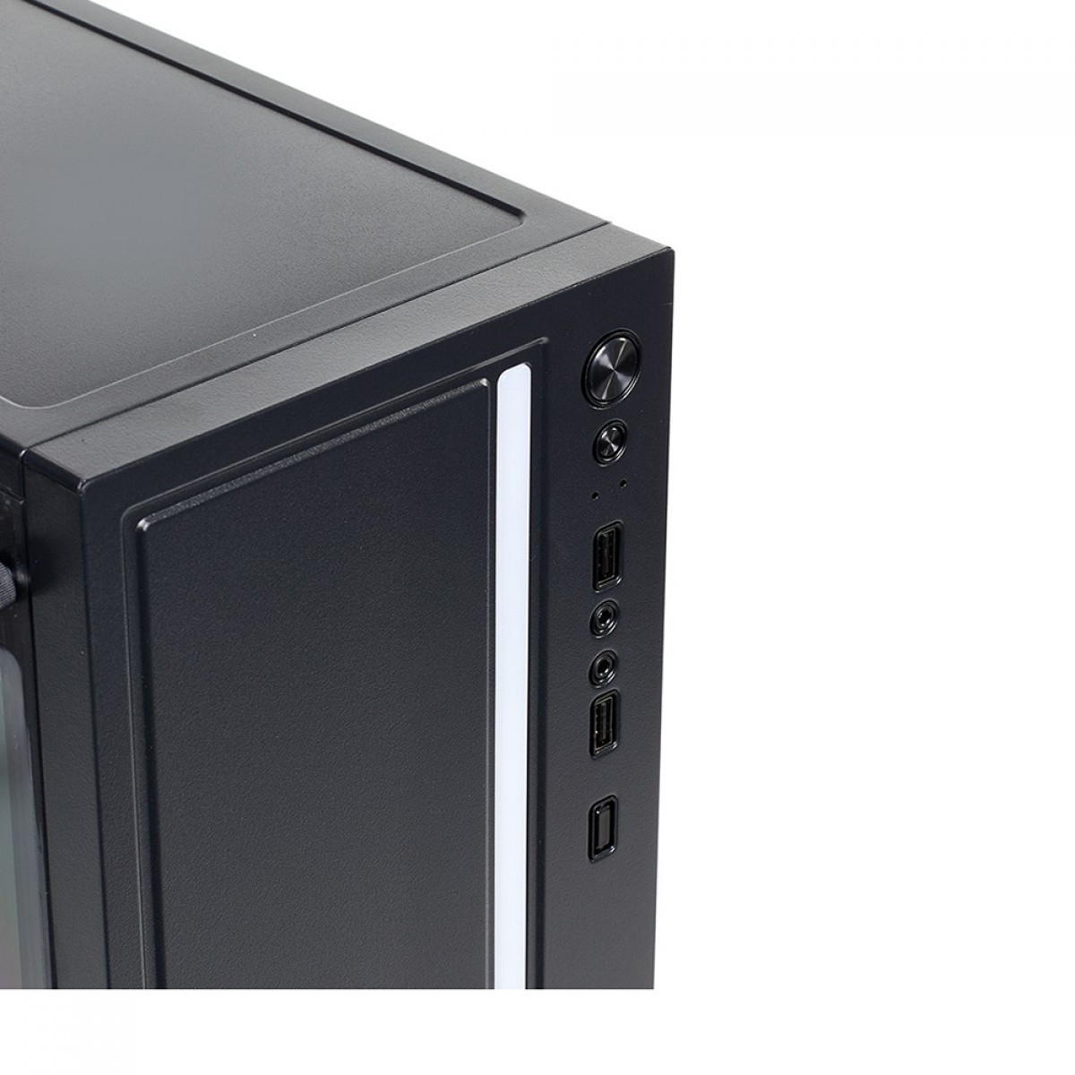 Gabinete Gamer Liketec Craft RGB, Mid Tower, Acrílico, M-ATX, Black, Sem Fonte, Sem Fan, LC-MT-CRAFT-2021