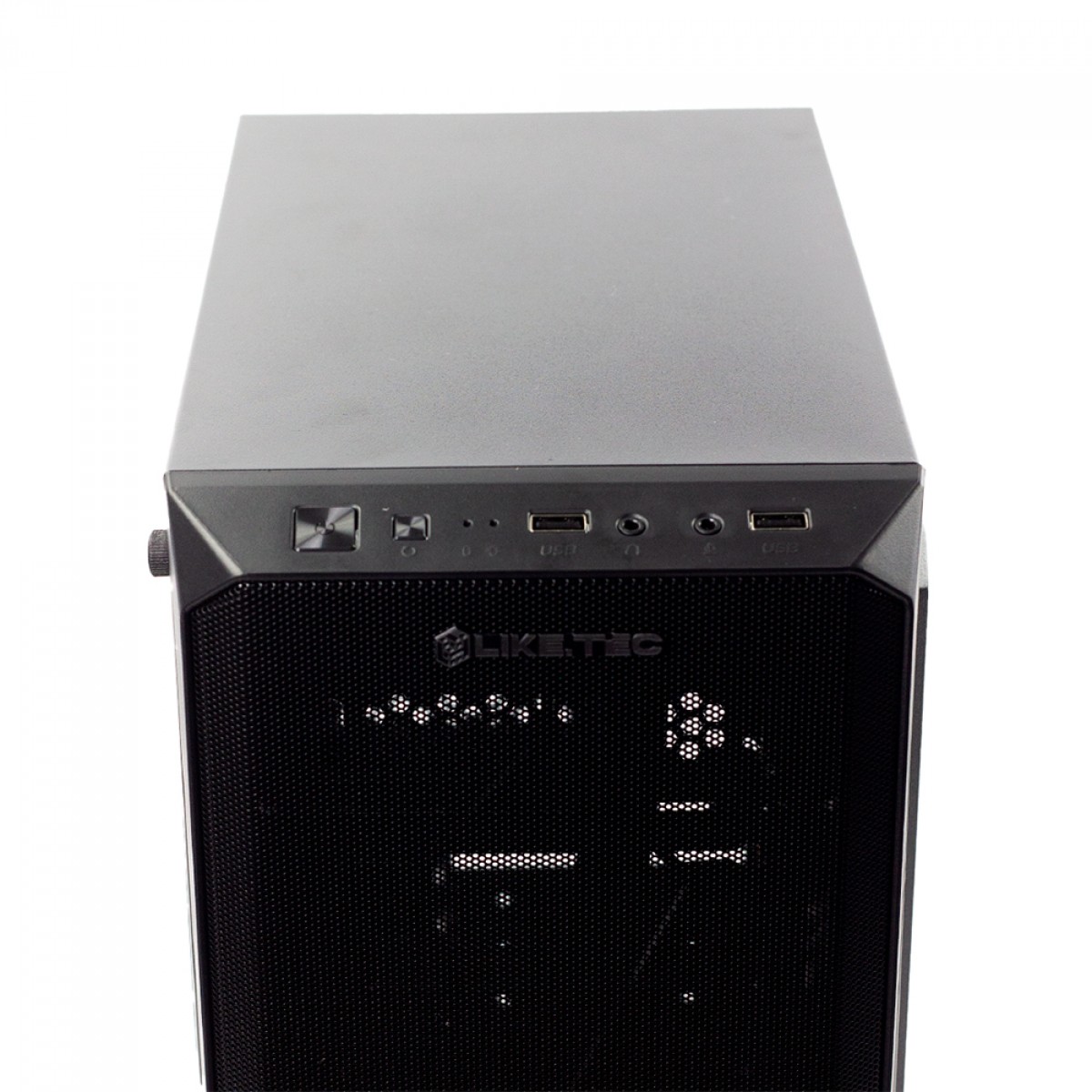 Gabinete Gamer Liketec Cycle, Mid Tower, Acrílico, M-ATX, Black, Sem Fonte, Com 3 Fans