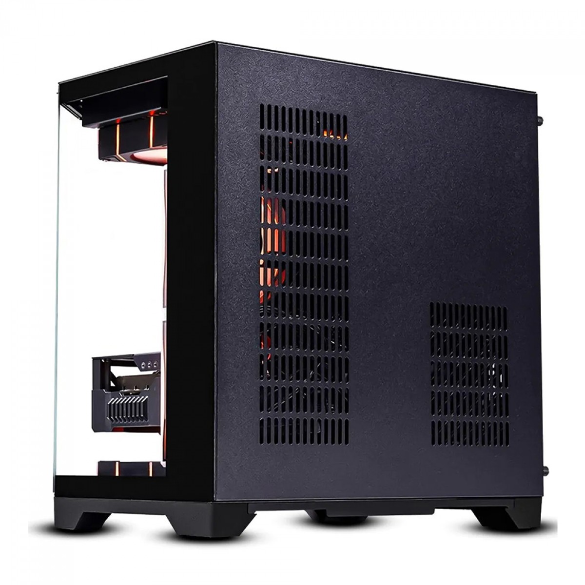 Gabinete Gamer Liketec Impossible Dark, Aquário, Mini Tower, Vidro Temperado, MATX, Sem Fonte, Sem Fans, Preto