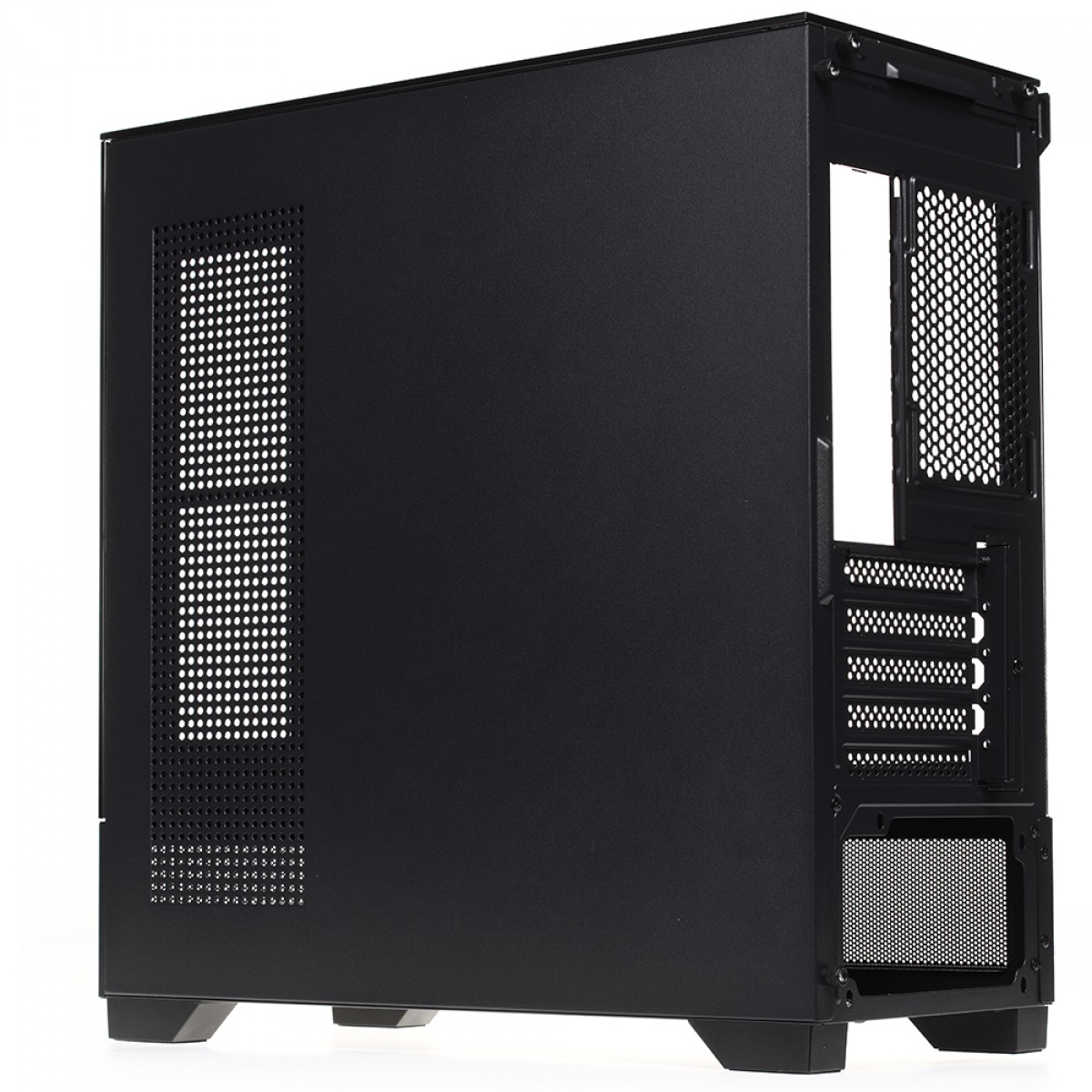 Gabinete Gamer Liketec Kingdom Dark, Mid Tower, Vidro Temperado, ATX, Sem Fonte, Sem Fans, Preto