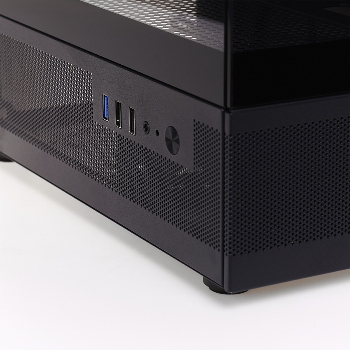 Gabinete Gamer Liketec Kingdom Dark, Mid Tower, Vidro Temperado, ATX, Sem Fonte, Sem Fans, Preto