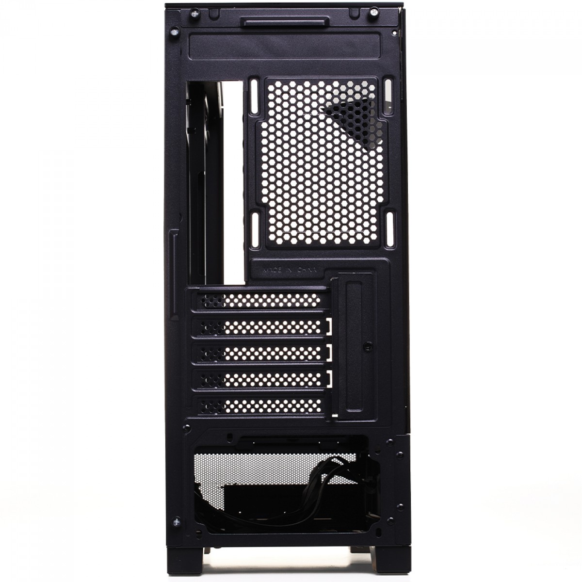 Gabinete Gamer Liketec Mahal Dark, Mid Tower, Vidro Temperado, MATX, Sem Fonte, Sem Fans, Preto