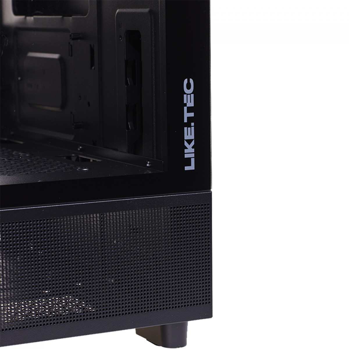 Gabinete Gamer Liketec Opera Dark, Mid Tower, Vidro Temperado, M-ATX, Black, Sem Fonte, Sem Fan, LC-CB-OPERA-2086