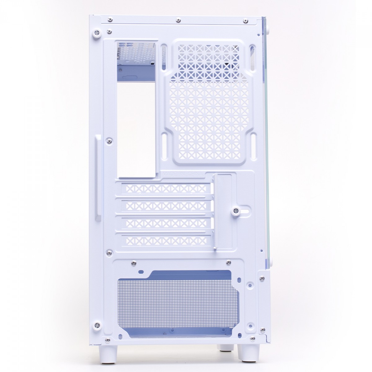 Gabinete Gamer Liketec Opera Snow, Mid Tower, Vidro Temperado, M-ATX, White, Sem Fonte, Sem Fan, LC-CB-OPERA-2085