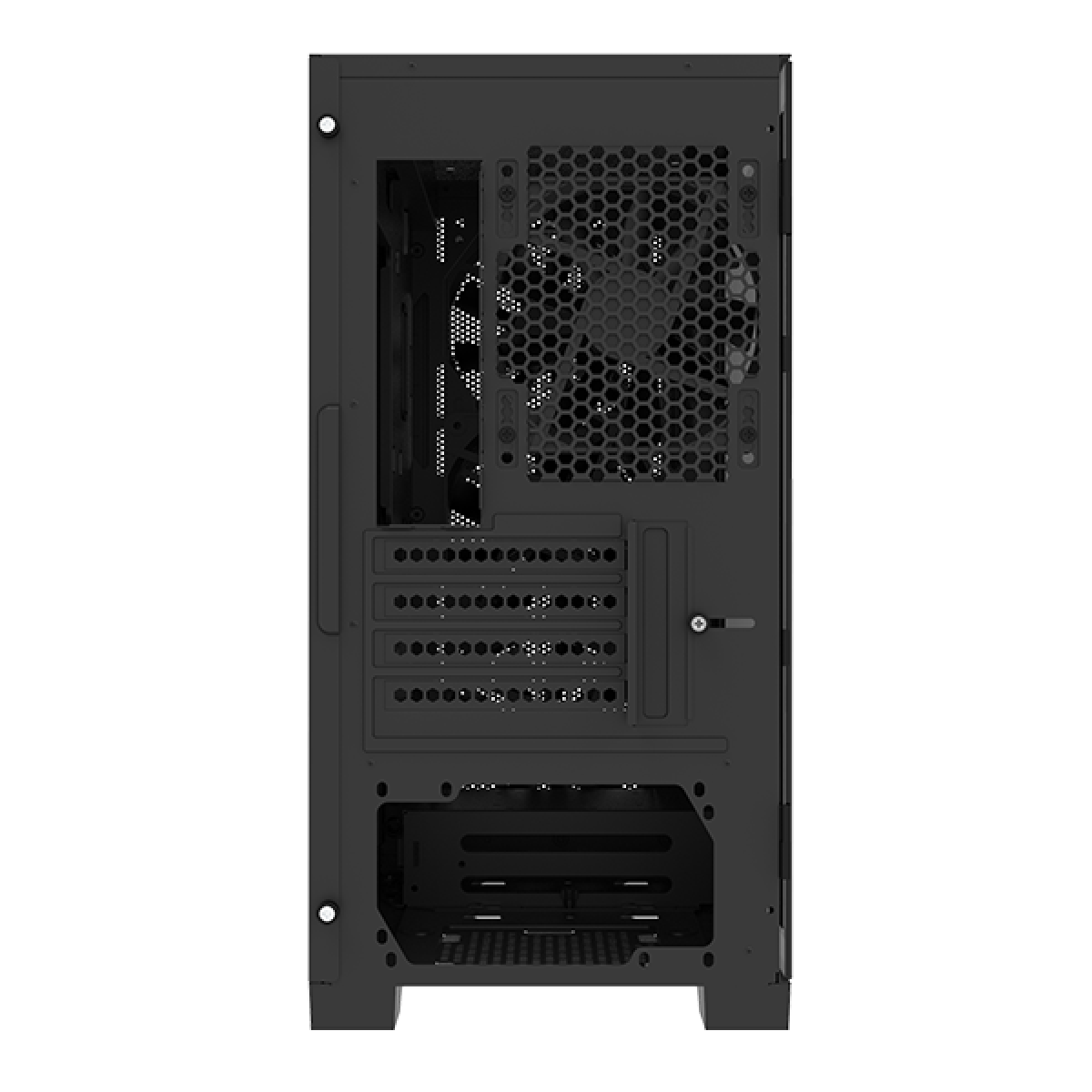 Gabinete Gamer Montech AIR 100 ARGB, Mini Tower, Black, mATX, 4 Fans, Vidro Temperado