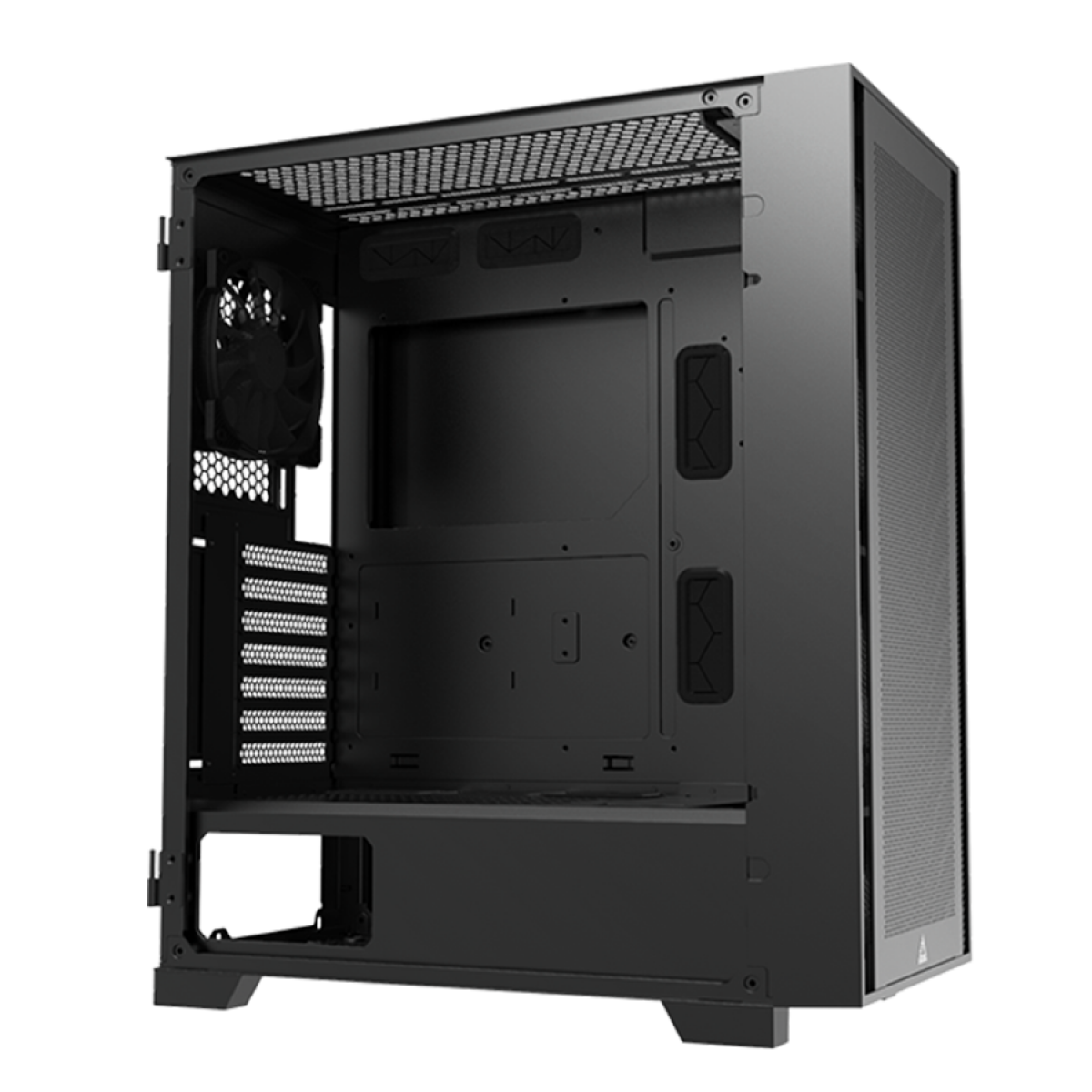 Gabinete Gamer Montech Air 1000 LITE, Mid Tower, Vidro Temperado, Black, ATX, Sem Fonte, Com 3 Fans