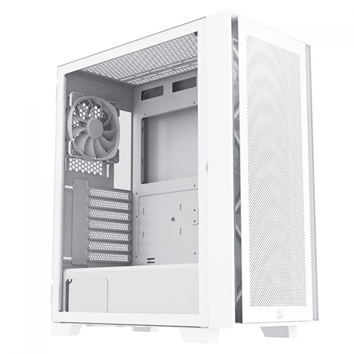 Gabinete Gamer Montech Air 1000 LITE, Mid Tower, Vidro Temperado, White, ATX, Sem Fonte, Com 3 Fans