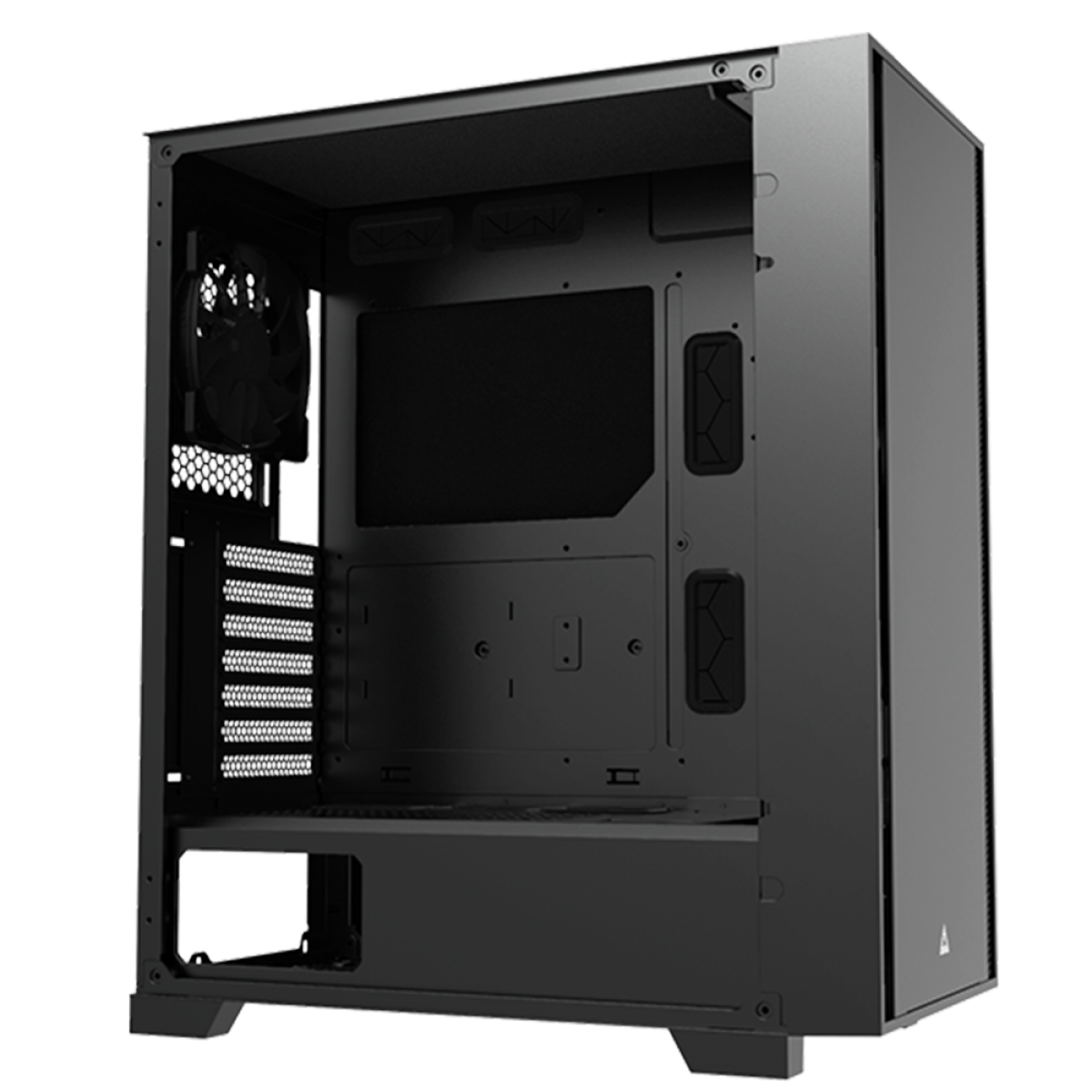 Gabinete Gamer Montech Air 1000 Silent, Mid Tower, Black, ATX, Sem Fonte, Com 3 Fans