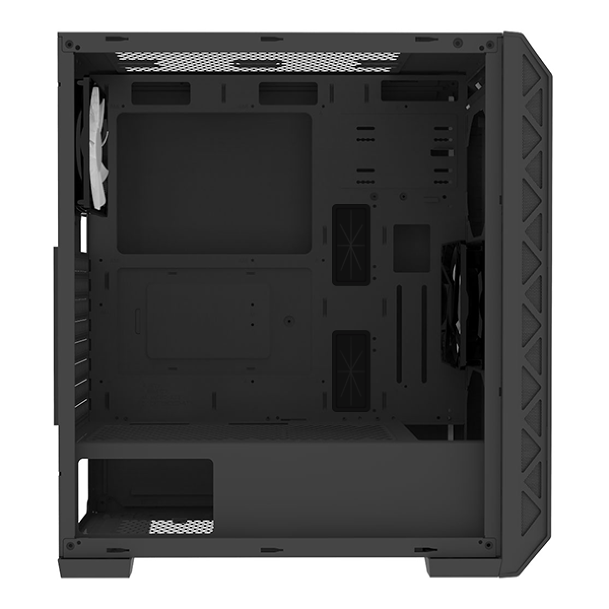 Gabinete Gamer Montech Air 900 Mesh, Mid Tower, Vidro Temperado, BLACK, ATX, Sem Fonte, Com 2 Fans