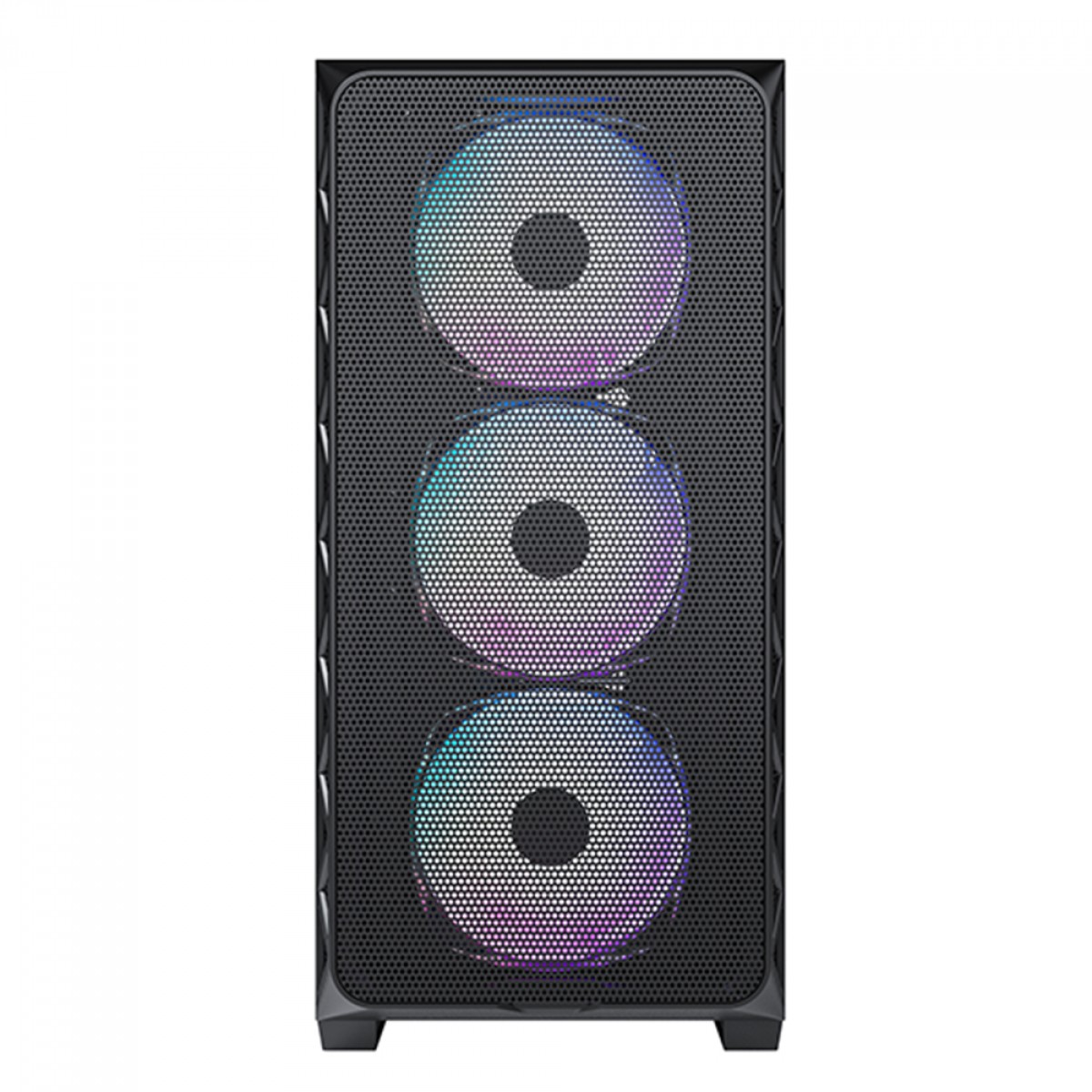 Gabinete Gamer Montech Air 903 Max, Mid Tower, E-ATX, Black, Sem Fonte, Com 4 Fans