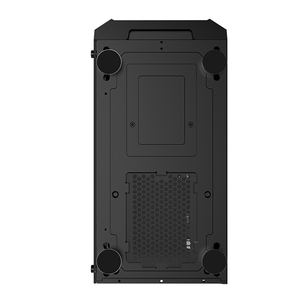 Gabinete Gamer Montech FIGHTER 500, Mid Tower, Black, ATX, 4 Fans, Vidro Temperado