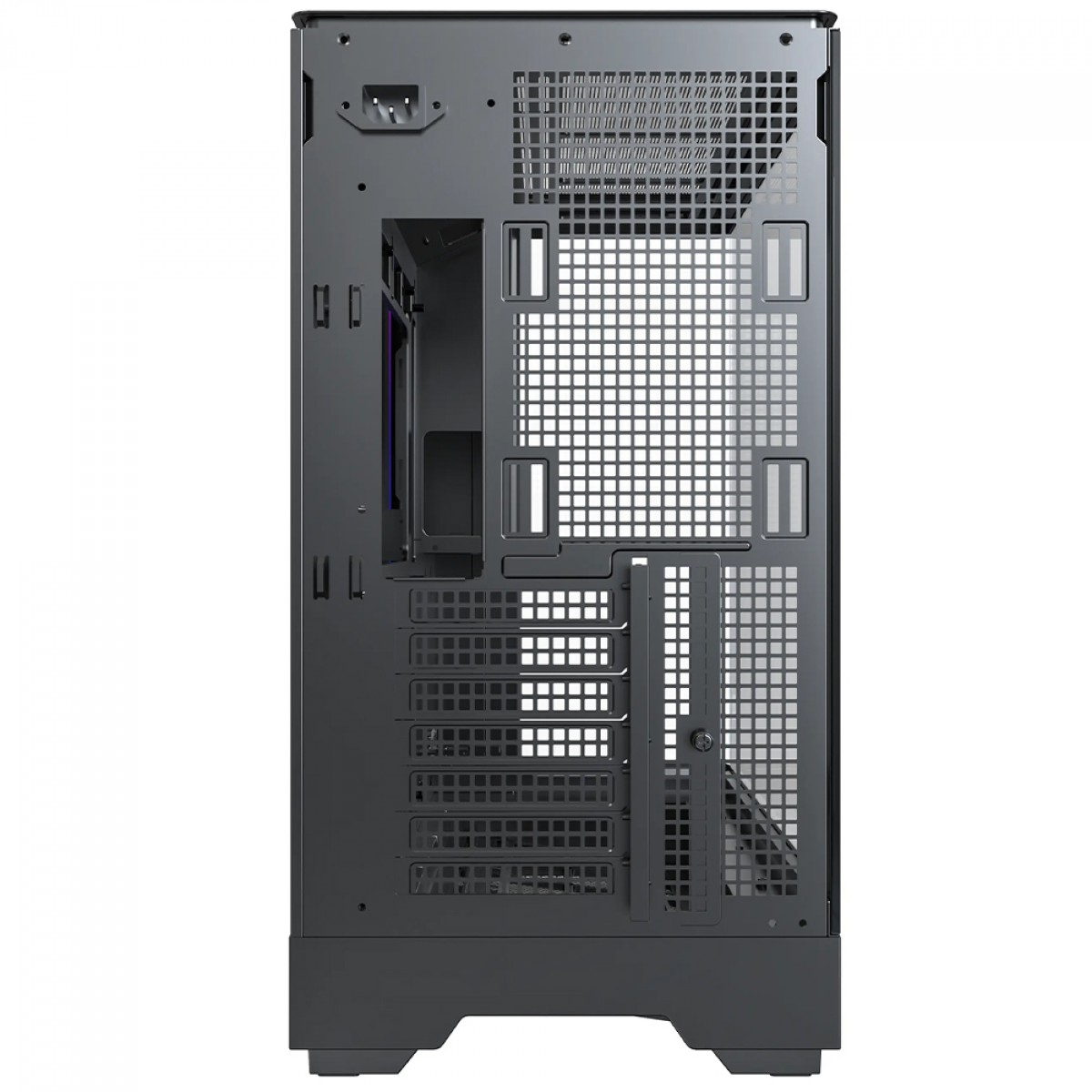 Gabinete Gamer Montech King 45, Vidro Temperado, Mid Tower, ATX, Sem Fans, Preto
