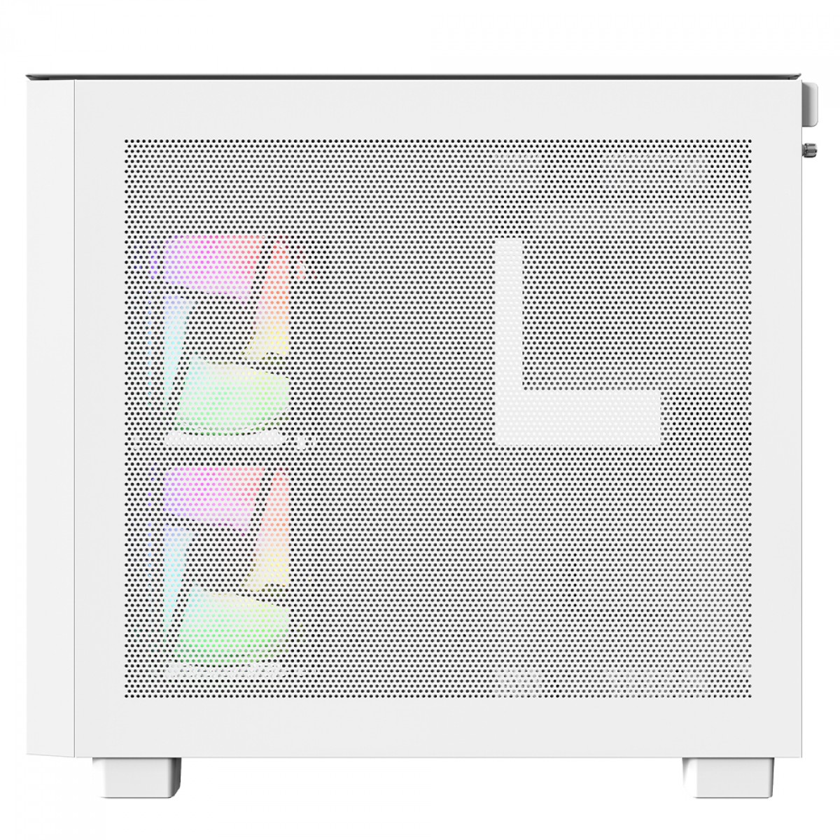 Gabinete Gamer Montech King 65 Pro, Mid Tower, Vidro Temperado, ATX, Sem Fonte, Com 3 Fans ARGB, Branco