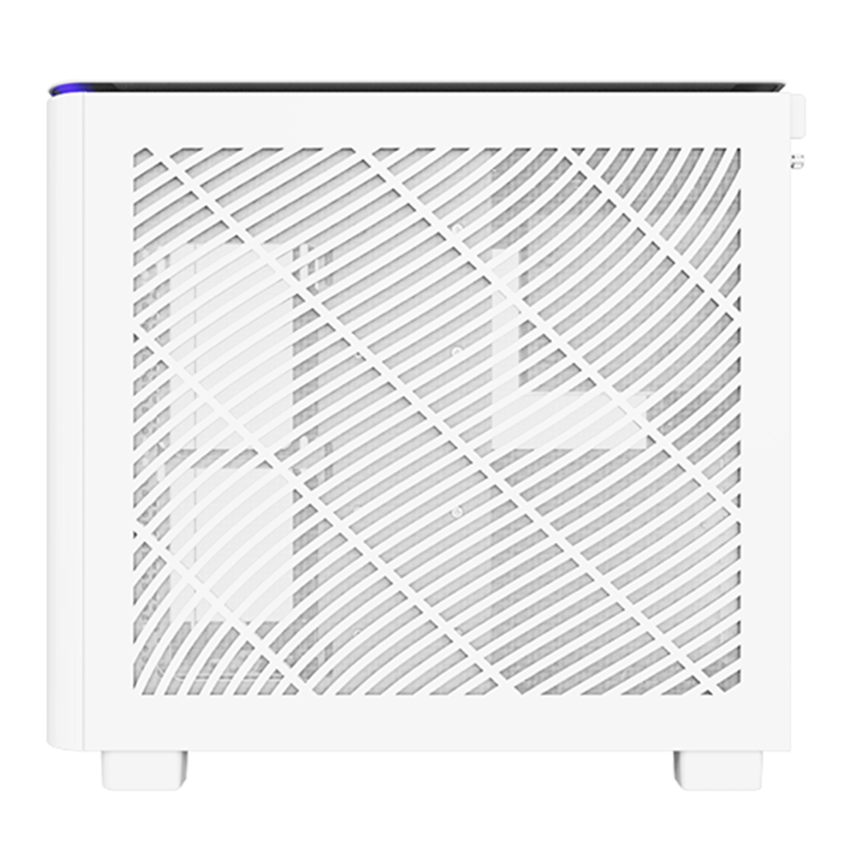 Gabinete Gamer Montech King 95, ARGB, Mid Tower, Vidro Temperado, ATX, White, Sem Fonte, Sem Fan