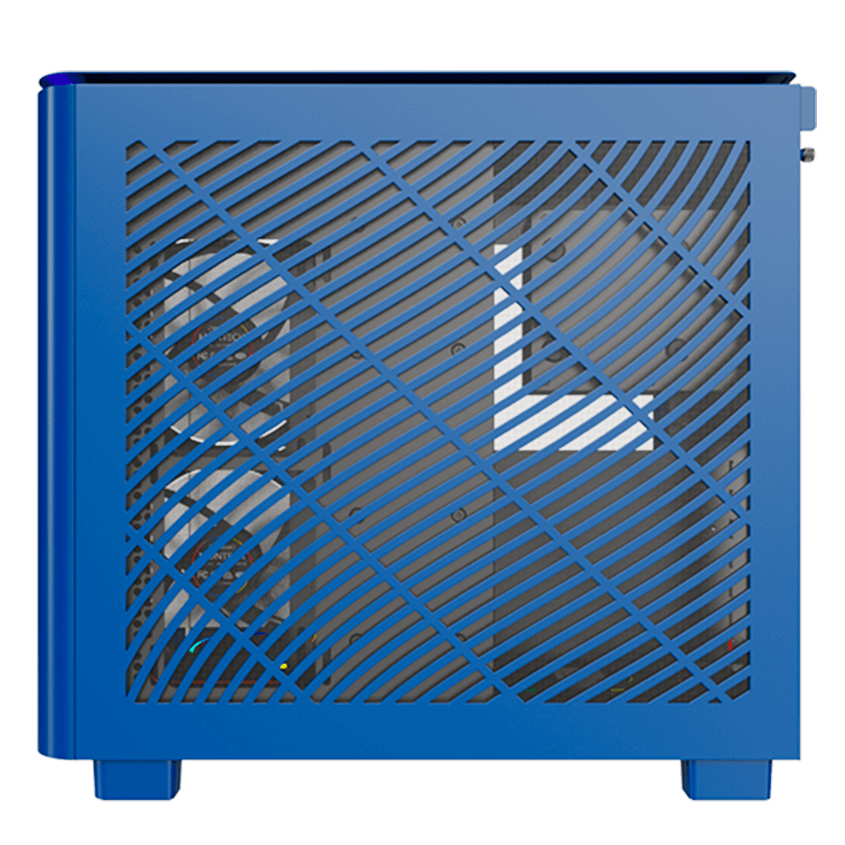 Gabinete Gamer Montech King 95 PRO, ARGB, Mid Tower, Vidro Temperado, ATX, Prussian Blue, Sem Fonte, Com 6 Fans