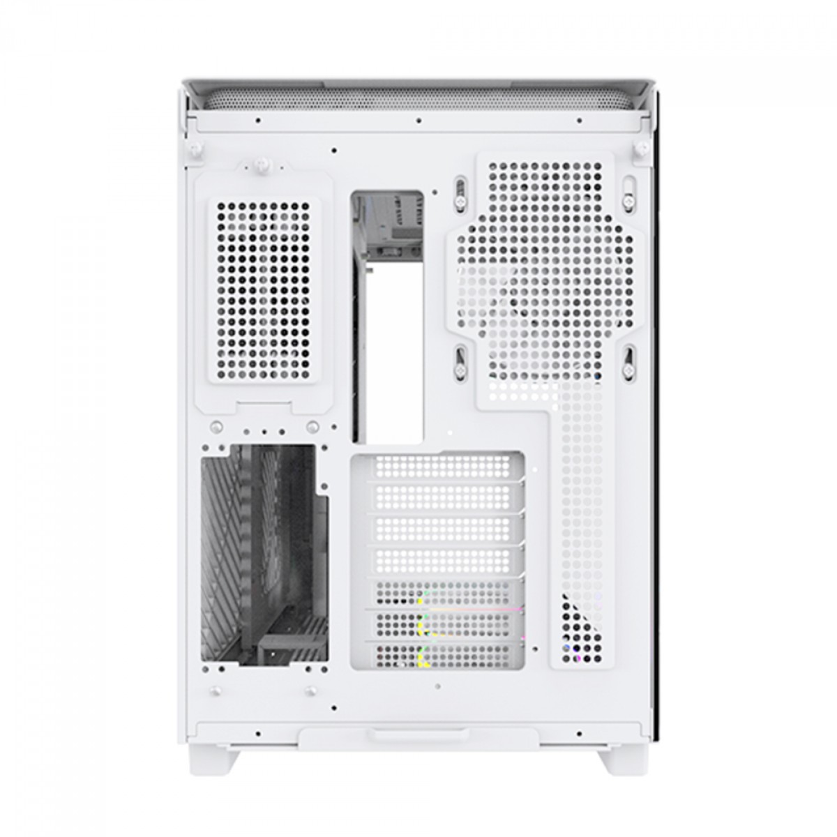 Gabinete Gamer Montech King 95 PRO, ARGB, Mid Tower, Vidro Temperado, ATX, White, Sem Fonte, Com 6 Fans