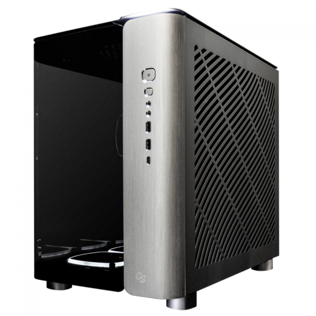 Gabinete Gamer Montech King 95 Ultra Gear Seekers Edition, Mid Tower, Vidro Temperado, ATX, Space Grey, Sem Fonte, Com 6 Fans