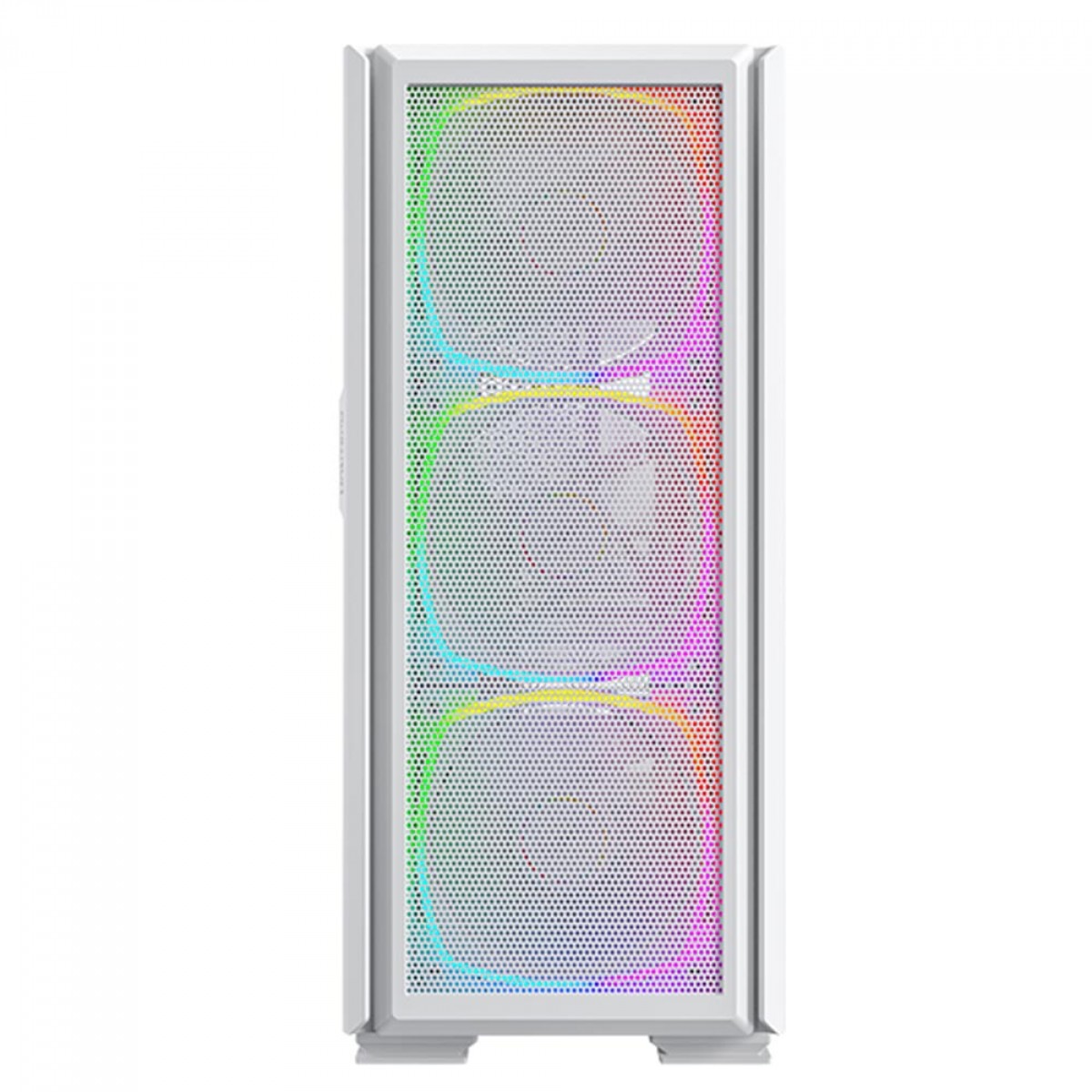 Gabinete Gamer Montech Sky Two GX, Mid Tower, Vidro Temperado, E-ATX, White, Sem Fonte, Com 3 Fans ARGB