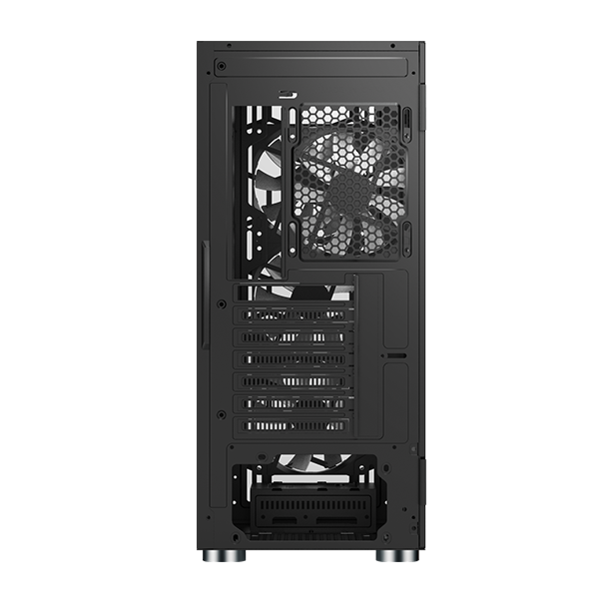 Gabinete Gamer Montech X3 Glass, Mid Tower, Black, ATX, Com 6 Fans, Vidro Temperado