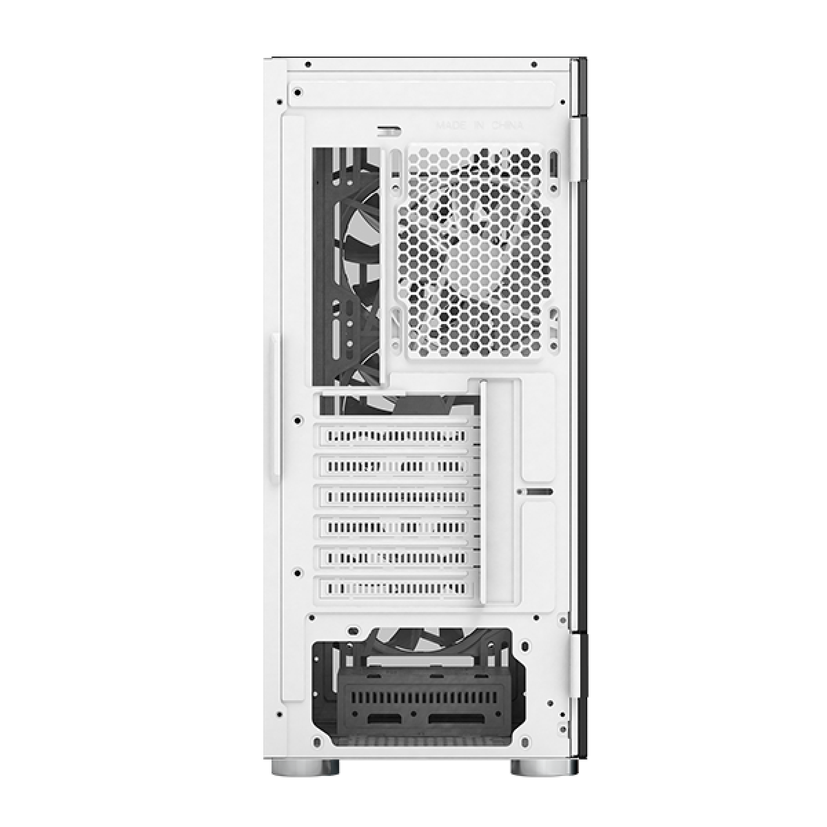 Gabinete Gamer Montech X3 Glass, Mid Tower, White, ATX, 6 Fans, Vidro Temperado