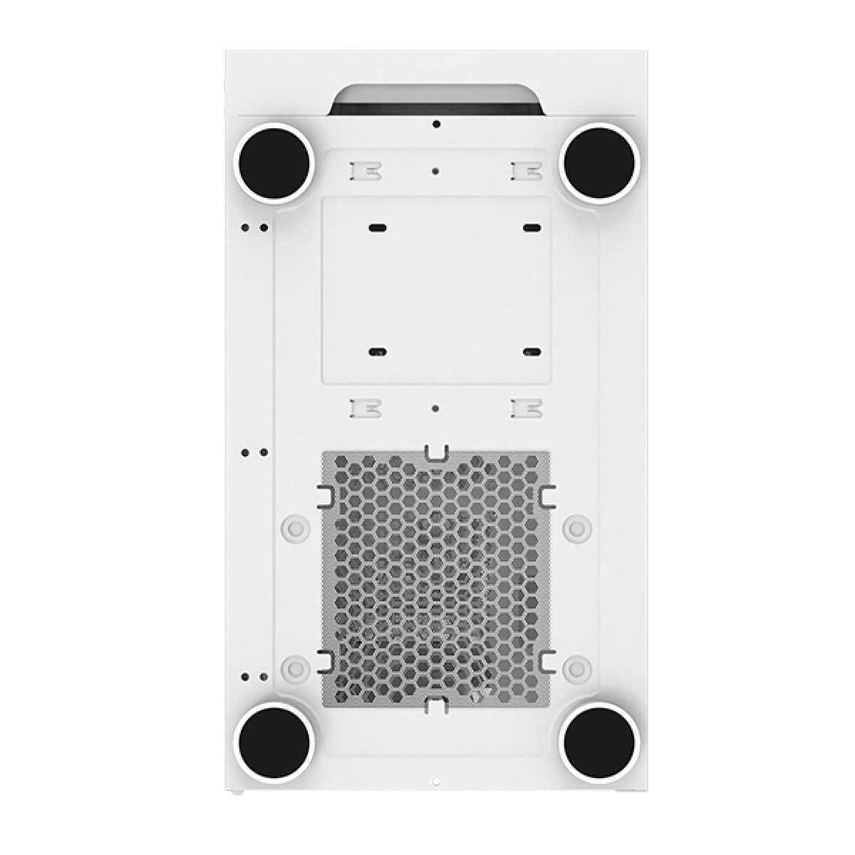 Gabinete Gamer Montech X3 MESH, Mid Tower, White, ATX, Com 6 Fans Rainbow, Vidro Temperado, X3 MESH (W)