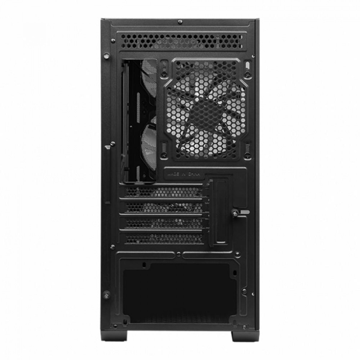 Gabinete Gamer MSI MAG Forge M100A, Mid Tower, Black, Sem Fonte, Com 4 Fans