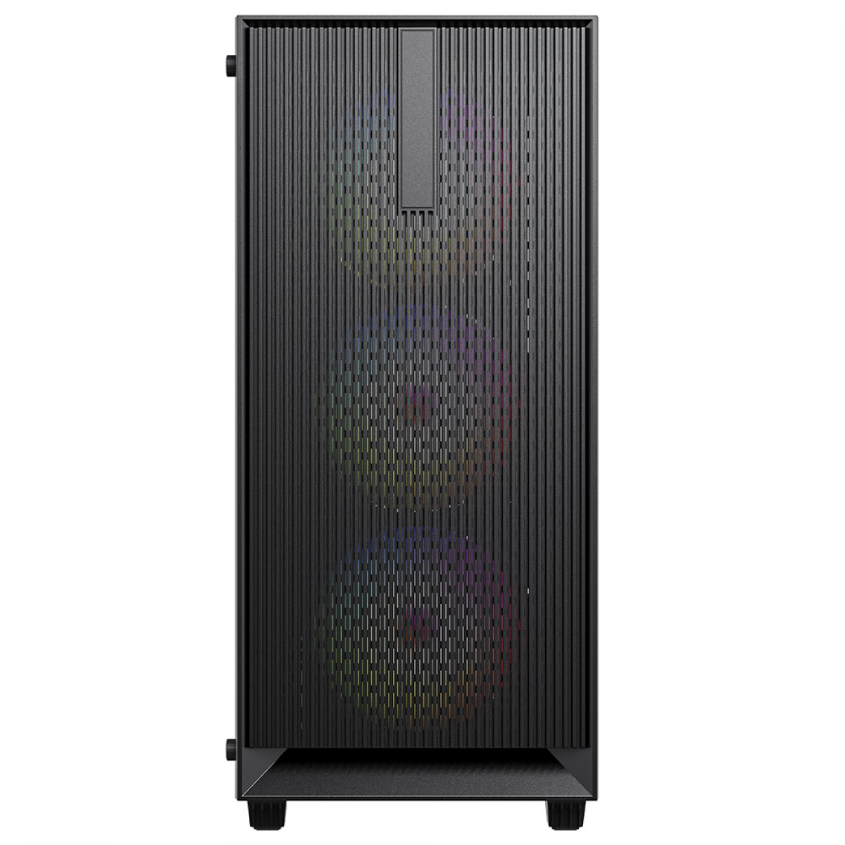 Gabinete Gamer Ninja Air X, Mid Tower, Vidro Temperado, ATX, Black, Sem Fonte, Com 4 Fans