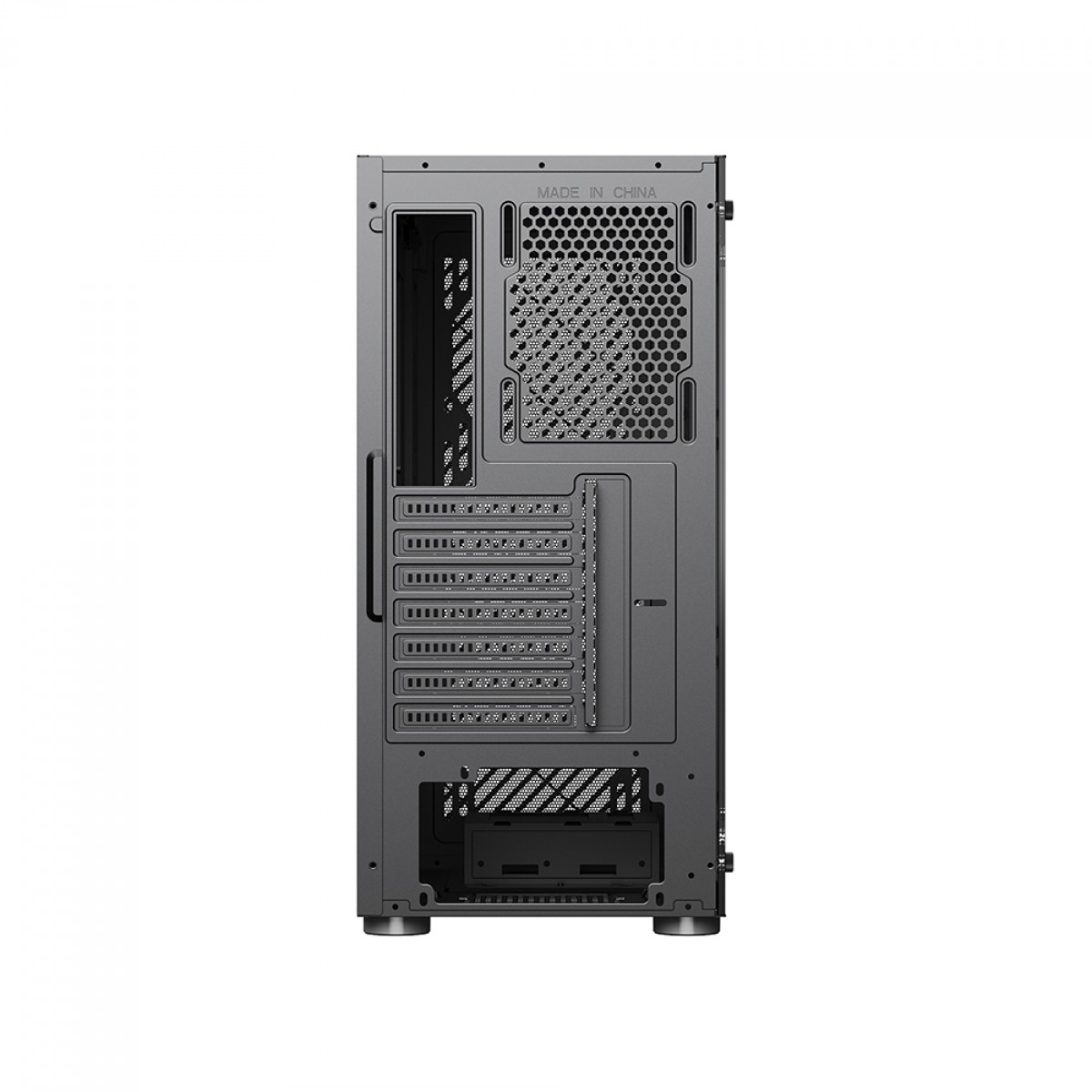Gabinete Gamer Ninja Cloud, Mid Tower, Vidro Temperado, ATX, Black, Sem Fonte, Sem Fan