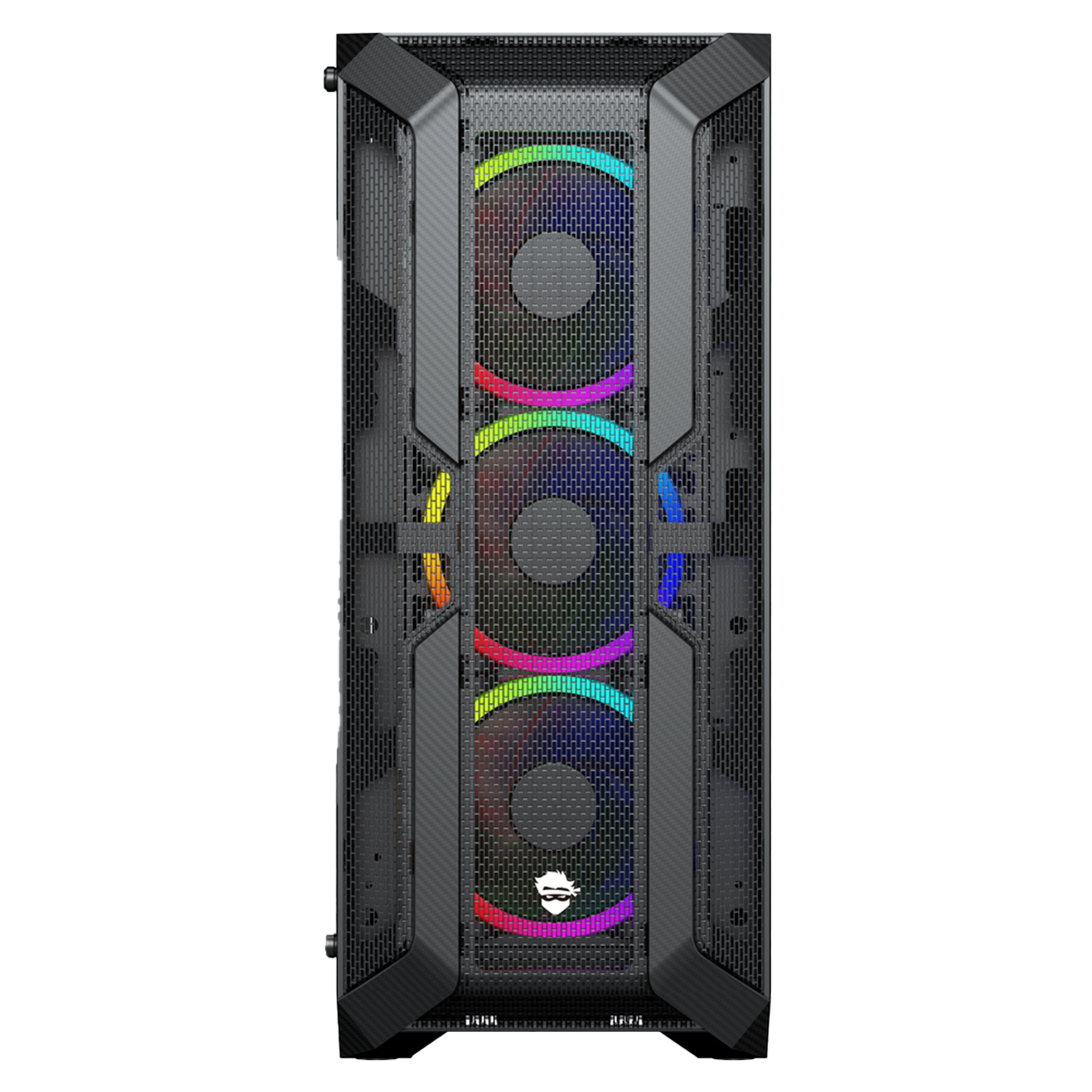 Gabinete Gamer Ninja Kage, RGB, Mid Tower, Vidro Temperado, ATX, Sem Fonte, Com 3 Fans