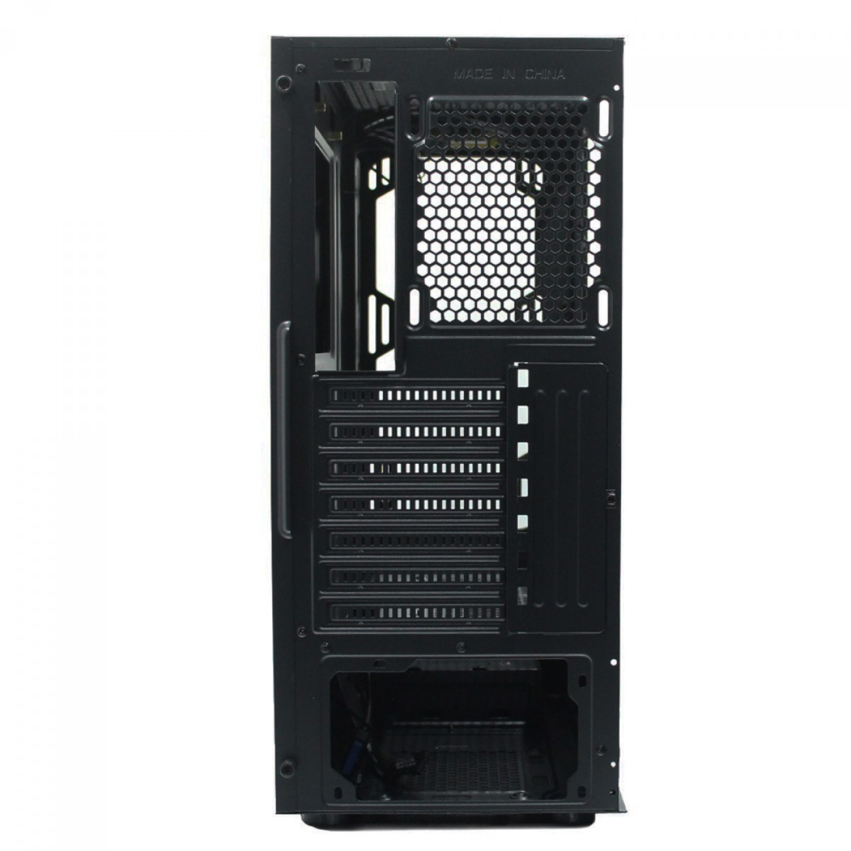 Gabinete Gamer Ninja Kido, Mid Tower, Vidro Temperado, ATX, Black, Sem Fonte, Sem Fan, G-GN-003M