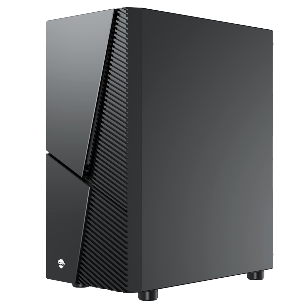 Gabinete Gamer Ninja Light, RGB, Mid Tower, Vidro Temperado, ATX, Sem Fonte, Com 1 Fan