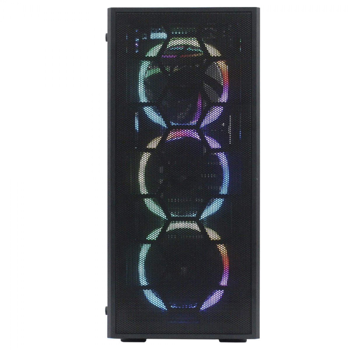 Gabinete Gamer Ninja Nagato, Mid Tower, Vidro Temperado, ATX, Black, Sem Fonte, Sem Fan, T005M