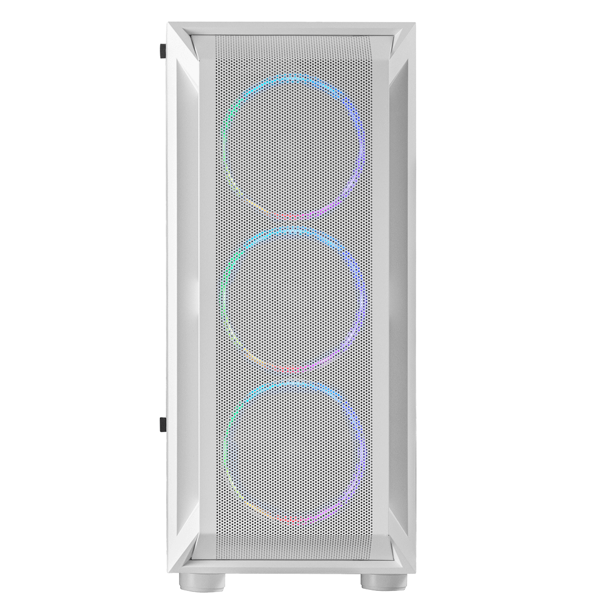 Gabinete Gamer Ninja Perseus, Mid Tower, RGB, ATX, White, Sem Fonte, Com 3 Fans