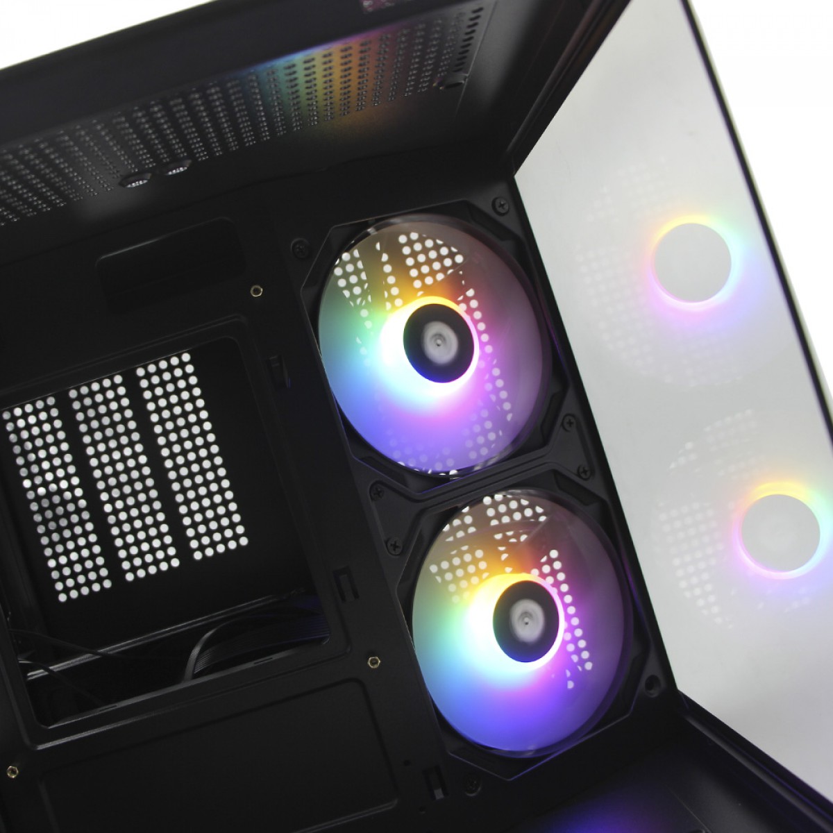 Gabinete Gamer Ninja Sato, Mini Tower, Vidro Temperado, M-ATX, Sem Fonte, Sem Fans, Preto, GN-CS-STMABSF