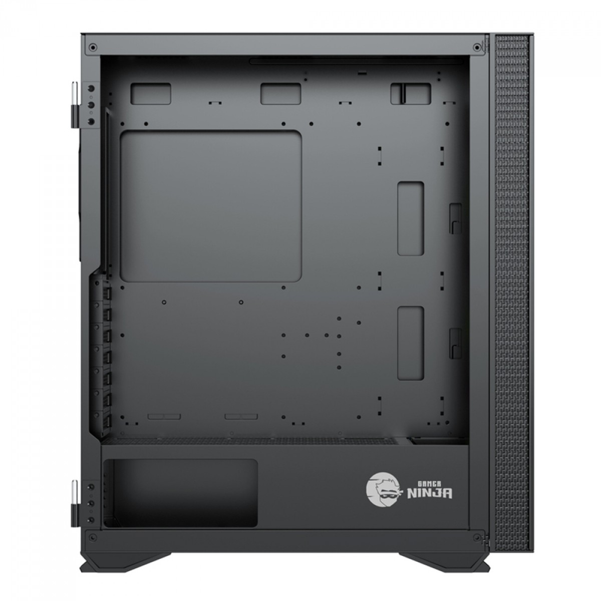 Gabinete Gamer Ninja Tempest, Mid Tower, RGB, Vidro Temperado, ATX, Sem Fonte, Com 3 Fans