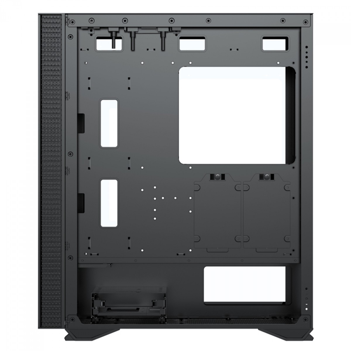 Gabinete Gamer Ninja Tempest, Mid Tower, RGB, Vidro Temperado, ATX, Sem Fonte, Com 3 Fans