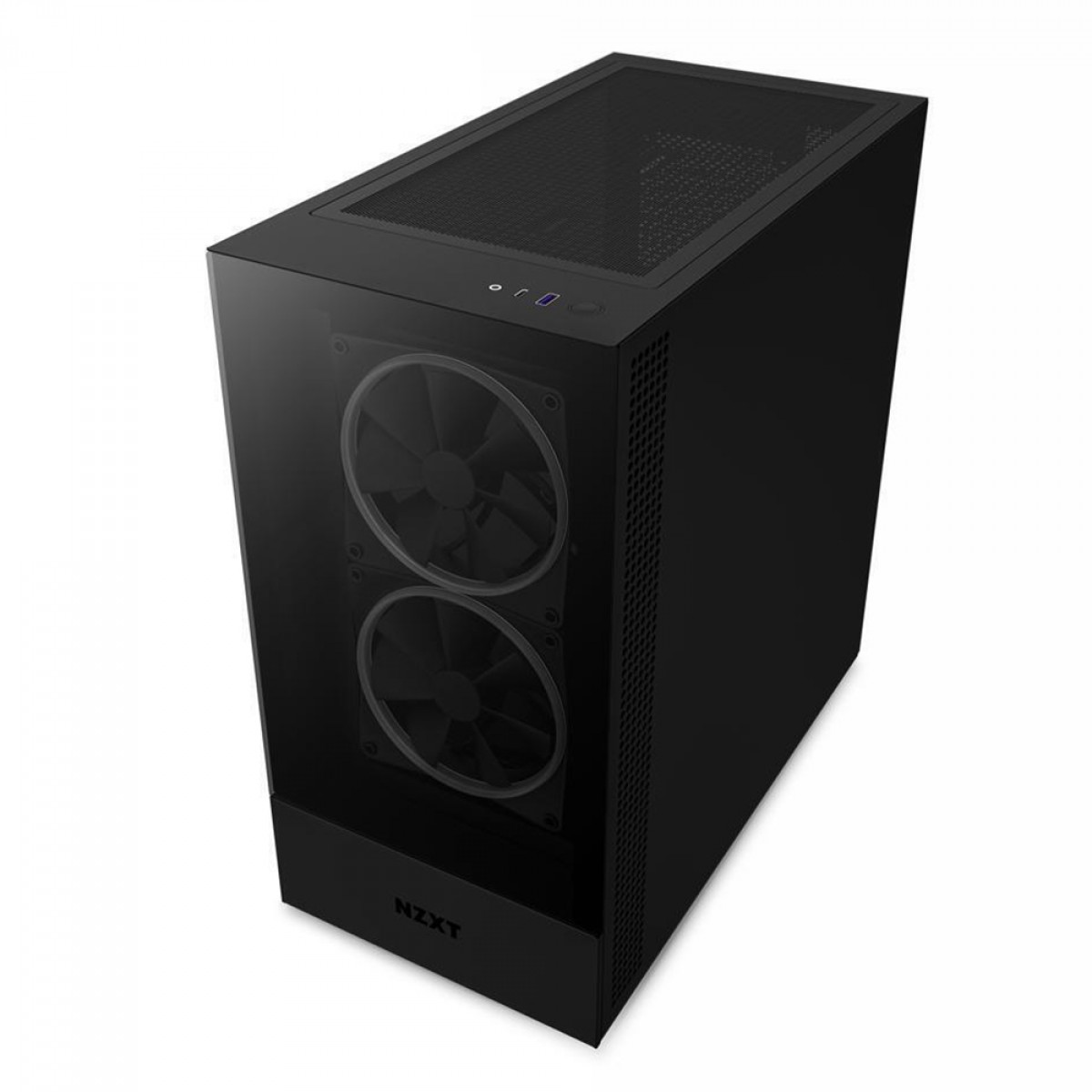 Gabinete Gamer NZXT H5 Elite, Mid Tower, Vidro Temperado, ATX, Black, Sem Fonte, Com 3 Fans, CC-H51EB-01