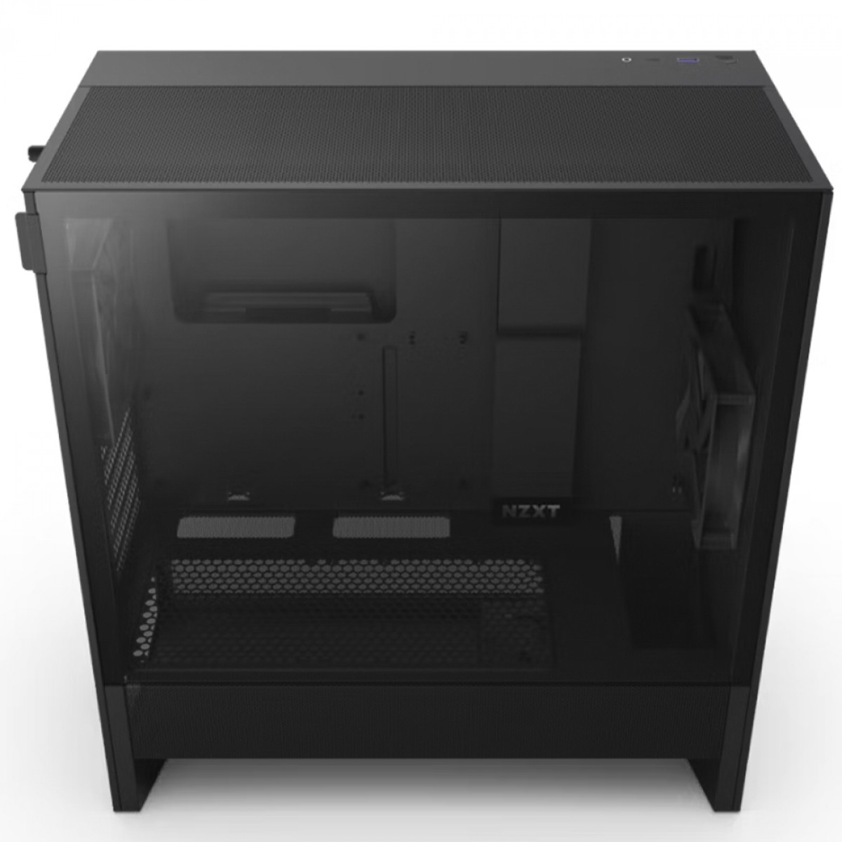 Gabinete Gamer NZXT H5 Flow, Mid Tower, Vidro Temperado, EATX, Sem Fonte, Com 2 Fans, Preto, CC-H52FB-01