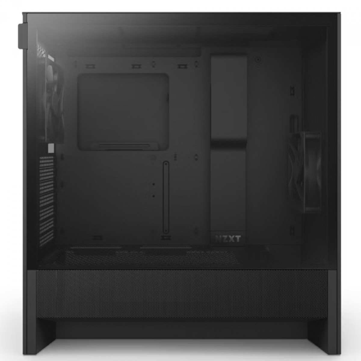 Gabinete Gamer NZXT H5 Flow, Mid Tower, Vidro Temperado, EATX, Sem Fonte, Com 2 Fans, Preto, CC-H52FB-01