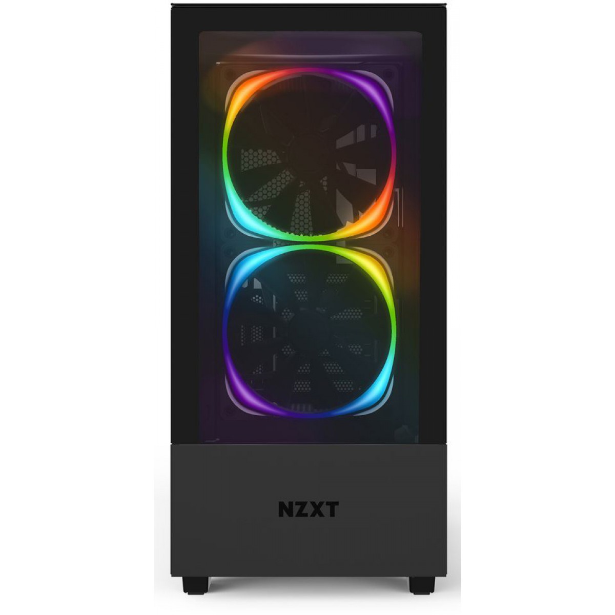 Gabinete Gamer NZXT H510 ELite, Mid Tower, Vidro Temperado, Black, Sem Fonte, Com 2 Fans, CA-H510E-B1