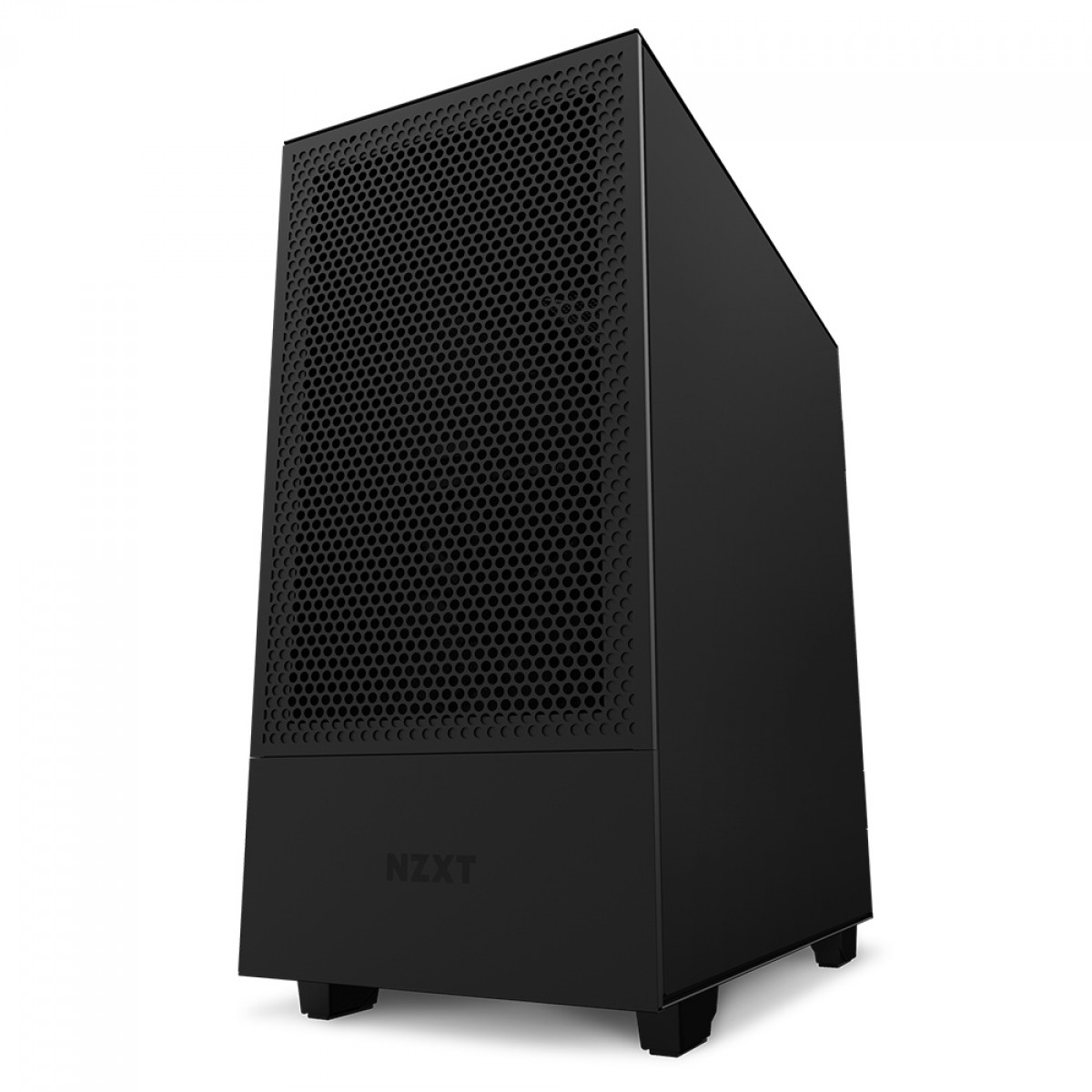 Gabinete Gamer NZXT H510 Flow, Mid Tower, Vidro Temperado, Black, ATX, Sem Fonte, Com 2 Fans, CA-H52FB-01