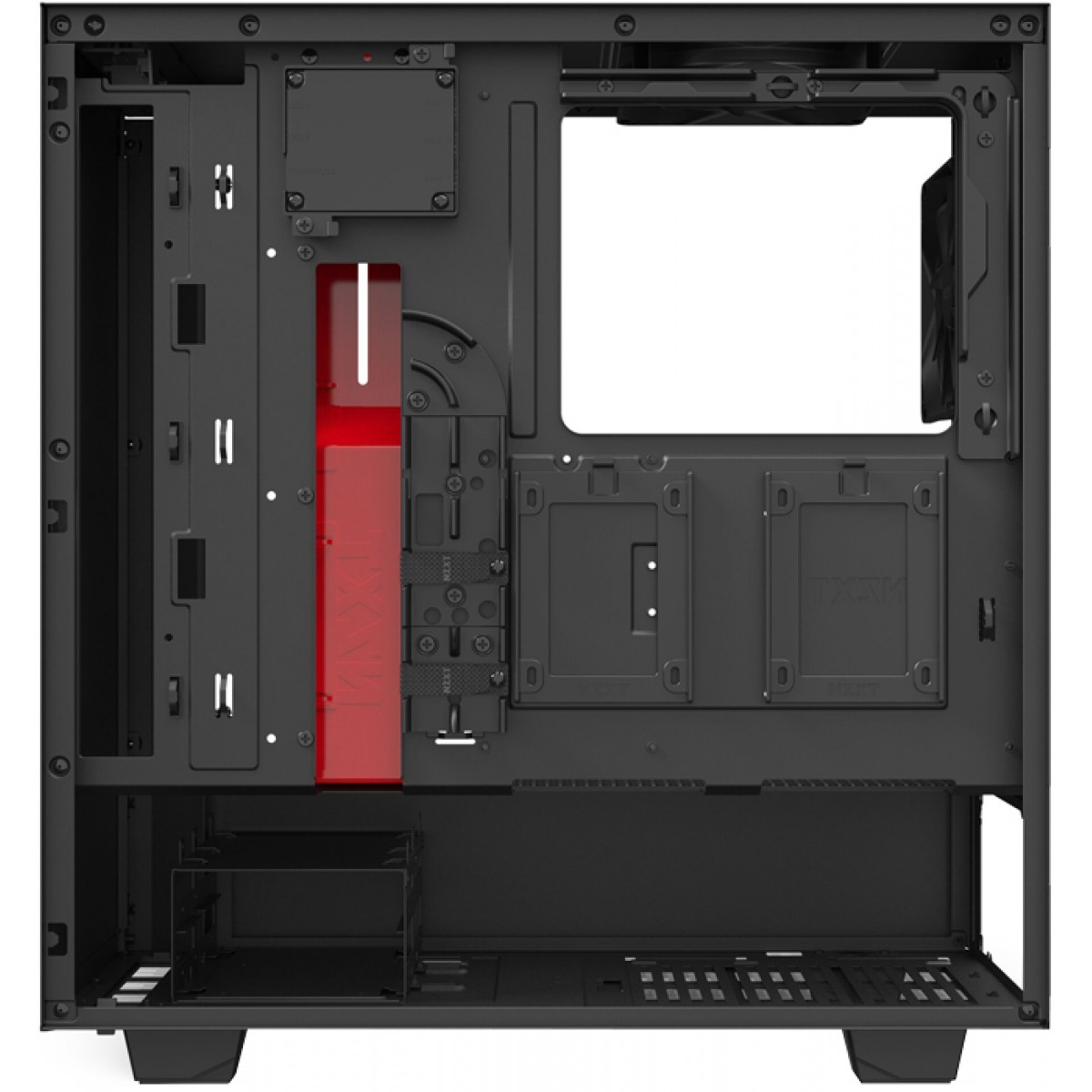 Gabinete Gamer NZXT H510i, Mid Tower, Vidro Temperado, Red, Sem Fonte, Com 2 Fans, CA-H510I-BR