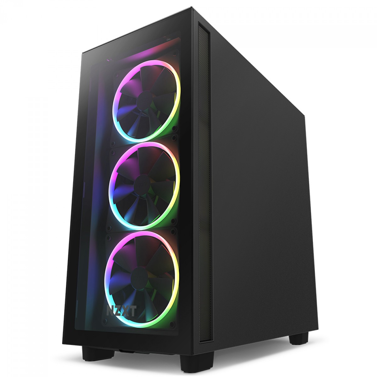 Gabinete Gamer NZXT H7 Elite Mid Tower, Vidro Temperado, Black, ATX, Sem Fonte, 4 Fans, CM-H71EB-01